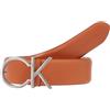 Calvin Klein Cintura Donna Re-Lock Logo Belt 3.0 cm Cintura in Pelle