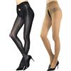 HTRUIYATY 2 Paia Collant Lucidi Olio Donna 8D Calze A Vita Alta Collant Super Lucido Collant Cerniere Sexy Collant