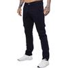 989Zé ENZO Jeans Uomo Pantaloni Casual Cargo Cotone Slim Fit Tasche Laterali EZ410 Blu 34