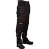 BLACK HAMMER Pantaloni per Lavoro da Uomo Tasche Multiple Cargo Tripla Cucitura Robusta Punti Rinforzati Cordura e Ginocchiere Abbigliamento Adulti