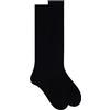 Gallo Calze lunghe uomo cotone blu tinta unita