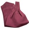 Avantgarde Ascot Uomo a Pois in Seta Made in Italy Colori e Misure a Scelta (Taglia Unica, Bordeaux a Puntini 4)