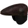 Stetson Kent Coppola con paraorecchie in Pelle Prodotto in UE Uomo Autunno Inverno