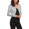 Hotouch Cardigan Donna Elegante Bolero Corto Giacca con Spalla