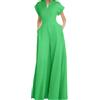 Generico Tute Eleganti Donna Cerimonia Pantaloni da Tuta da Donna Lungo Vestito Senza Manica Scollo a V Tute a Gamba Larga Baggy Tuta da Donna Elegante Curvy Tuta Intera Rompers Sexy da Sera Interi