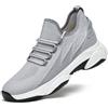 Generisch Elevate Shoes - Scarpe da ginnastica da uomo, 6/8/10 cm, in rete, per scarpe da ginnastica, 10 cm, grigio, 40/EU
