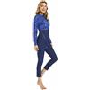 TaissBocco Full Swimming Costume Burkini for Women Modest Girls Swimsuit Islamic Swimwear Plus Size