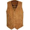 Infinity Leather Pantalone in Pelle Classica Elegante Abbronzarsi Suede da Uomo M