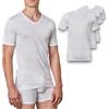 LADY·C T-Shirt Intima per Uomo gicipi - 100% Filo di Scozia - Scollo a V - Maniche Corte Pacco da 3 - Leggera e Piacevole sulla Pelle (IT, Testo, M, Regular, Regular, Bianco)