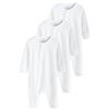 NEXT Unisex Bambino Confezione da 3 Tutine Senza Piedini per Neonati | Neonato, in 100% cotone con zip bidirezionale, Realizzate in puro cotone