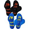 Rainbow Socks - Lazy Socks con antiscivolo per lui e per lei - set 2 paia
