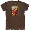 3styler T-Shirt Uomo Napo Orso Capo - Hair Bear - Cartoons Anni 60 Shirt - Linea Classic - 100% Cotone 185 gr/mq (S, Cioccolato)
