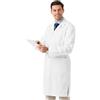 AIESI® Camice medico e da laboratorio per uomo (56 bianco) in cotone 100% sanforizzato