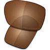 Saucer Lenti di ricambio premium per occhiali da sole Oakley Turbine OO9263, Marrone Ambra Polarizzato, Taglia unica