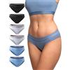 DANISH ENDURANCE Bikini Donna in Cotone Biologico, per L'Estate, 3 o 6 Paia | Bikini in cotone biologico, morbido e traspirante, per uso quotidiano, casa e allenamento leggero