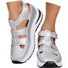 Sobzia Sandalo Donna Estivo,Sandali Chiusi Davanti Donna Estive Ortopedici Comodi Sandalo Trekking Sportivi Leggeri Sandalo con Zeppa Antiscivolo Scarpe con Strappo Scarpa Passeggio Oro 36