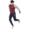 Generico Lotto Pigiama Felpato Uomo Sportivo Caldo Invernale Felpa di Cotone (IT, Testo, XXL, Regular, Regular, LP2129 Bordo)