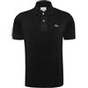 Lacoste, polo da uomo Classic Fit L.12.12 in piqué leggero Moderno, Nero / puro piacere, S