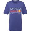 ORACLE Red Bull RACING - Maglietta da bambino con grande logo Team Formula 1, ufficiale, colore: Blu, Blu Skipper, 10 anni