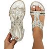 Generico Ciabatte Mare Donna, Sandali Donna Estive, Sandaletti Bohémien, Casual Open Toe Sandali, Plateau Mules Estate Strass Scarpe Con Zeppa, Estivi Eleganti e Comodi da Spiaggia