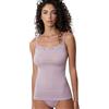 JADEA Canotta Donna Top con Pizzo Spalla Stretta in Cashmere Art. 4708 (IT, Testo, L, Regular, Regular, peonia)