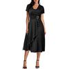 Cocila Mini Abito Discoteca Abito Elegante Rosso Abbigliamento Donna Estivi Curvy Decollete Camoscio Nero Vestiti Ragazze Discoteca Vestito per La Spiaggia Offerta Lampo del Giorno