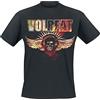 Volbeat Anchor Uomo T-Shirt Nero 5XL 100% Cotone Regular