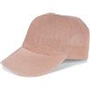 styleBREAKER Cappello Baseball in Carta di Paglia Monocromatico, Leggero e Traspirante con Fibbia in Metallo Regolabile, Cappellino Unisex con Fascia Antiscivolo per Uomo e Donna, rosé