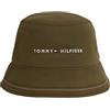 Tommy Hilfiger Cappello TH Skyline Bucket Hat Mentor Green Oliva