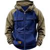 EODJXIO Men Denim Jackets Giacche Moto Uomo Touring Giacchetto Leggero con Cappuccio Felpe Ragazzo Senza Felpa Invernale Zip Maglioni Cappotti Invernali Giubbotto