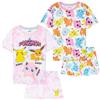 Get Trend Pokemon Pigiama Bambina Estivo Corto 2 Pacco Pikachu Pigiami Ragazza Tie Dye Abbigliamento da Casa Idee Regalo (11-12 Anni, Multi Pokemon, 2)