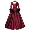 Meaunzyl Costume da Regina Medievale Donna Vittoriano Abiti da Donna per Halloween Abito Bustino Corpetto Set Rinascimentale Gotico Bustier Vittoriani per Stile Palazzo Abito Bowknots Pizzo per Feste, Sera