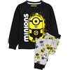 Minions Minion Pigiama Boys Kids Movie Movie Manica Lunga Top & Grigio Bottoms Pjs 11-12 Anni