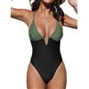 CUPSHE Costume da Bagno Intero Monospalla Candy Rain da Donna