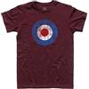 3stylershop T-Shirt Uomo Target MODS Scooter Vintage Italian Style Motorcycle Moto papà Regalo Compleanno - 100% Cotone 185 gr/mq
