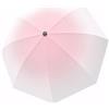 Meichoon Ombrello da viaggio UPF 50+ con protezione UV, portatile, compatto, 8 bacchette, leggero, impermeabile e antivento, ombrellone con design elegante e gradiente per donne, ideale per