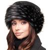 Futrzane Classic Colbacco - Cappello Pelliccia Ecologica Donna - Berretto Russo