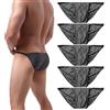 Summer Code Slip Uomo Intimo Tessuto Morbido Underwear Vita Bassa | Slip Tessuto micro rete, Massima aerazione, per ciclismo e attività all'aperto estive