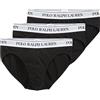 Ralph Lauren 3 Pack Slip Uomo Art 714840543003 Colore Nero Misura a Scelta