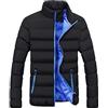 JiJiRuDU Giubbotto Giacca Corto Piumino Uomo Giubbotto Caldo Elegante Cappotto Leggera Casual Mezza Stagione Antivento Giacca Trekking Ciclismo Piumini Giubbino Invernale Parka Riscaldato Taglie Forti