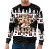 Generico Maglioni Natalizi Divertenti Maglione Natalizio Uomo, Ugly Christmas Sweater Ugly Babbo Natale Maglione di Natale Divertente Brutto Christmas Jumper Renne di per Uomo 2025