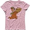 3styler T-Shirt Donna Orso Yoghi - Yogi Bear 2 - Cartoons Anni 60 Shirt - Linea Classic - 100% Cotone 185 gr/mq (L, Rosa)