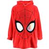 Marvel Spiderman Felpa con Cappuccio per Ragazzi, Coperta con Cappuccio in Morbido Pile con Motivo, Taglie 3 a 8 Anni (IT, età, 3 Anni, 5 Anni, Regular, Rosso)