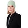 Style & Republic Style Republic - Berretto da Donna, 100% Cashmere, Morbido e Elasticizzato, Caldo per l'inverno, Verde Pastello, 48