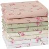 HOULIFE - Fazzoletti da donna con stampa floreale vintage stile anni '60, in morbido cotone, colorati, 35 cm x 35 cm, M