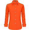 Stamain Camicia Donna Manica Lunga No Stiro Blusa Elegante Regular Fit Camicetta Classica per Ufficio Lavoro Cerimonia vestibilità Comoda