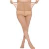 MANZI 4 paia di collant ultra morbidi da donna taglie forti (nero, XL), Nudo Naturale, 4XL