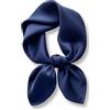PoeticEHome Foulard Donna in 100% Seta di Gelso, 66x66 cm, Tinta Unita | Sciarpa quadrata morbida e leggera; per il collo, la testa e i capelli; anche come bandana o fascia; confezione regalo
