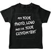 lepni.me Maglietta Bambini Manica Corta Maglia Personalizzata, Aggiungere Il Logo Aziendale, Il Proprio Design o Foto, Fare T Shirt Regalo (14-15 Anni Nero Multicolore)