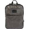 Avirex Zaino in Eco Pelle, Impermeabile, con Porta PC 15.6, in Stile Vintage, Collezione Buffalo BFL17 (Grigio)